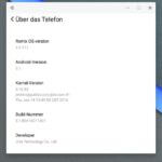 RemixOS - System Informationen