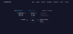 Speedtest - congstar