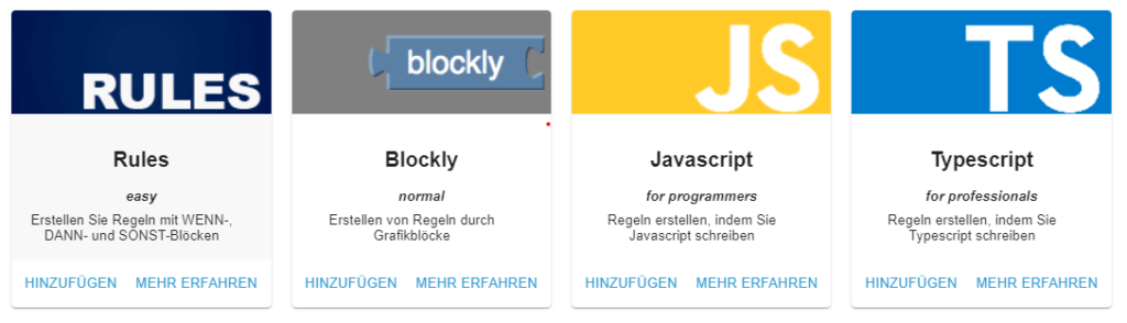 ioBroker - Script Sprachen