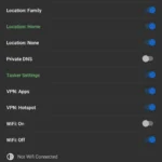 Profil - WiFi: Off