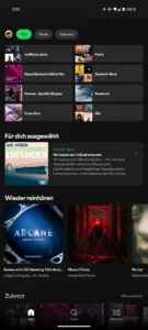 Spotify - Übersicht
